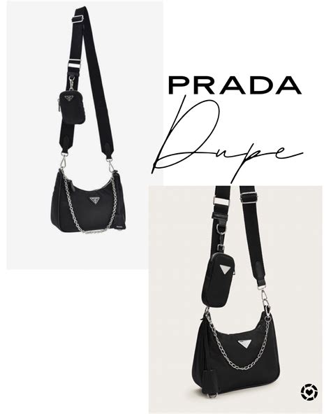 prada crossbody nylon dupe|Prada small nylon shoulder bag.